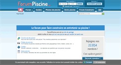 Desktop Screenshot of forumpiscine.com